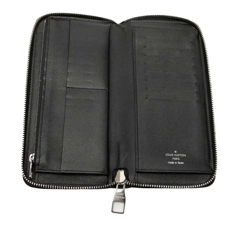 Louis Vuitton Damier Graphite Vertical Zippy Wallet Black Very good condition - Model View