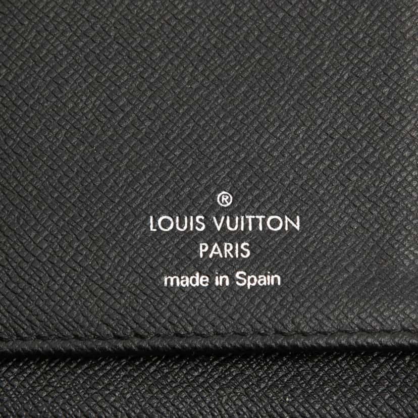 Louis Vuitton Damier Graphite Vertical Zippy Wallet Black Very good condition - Box View