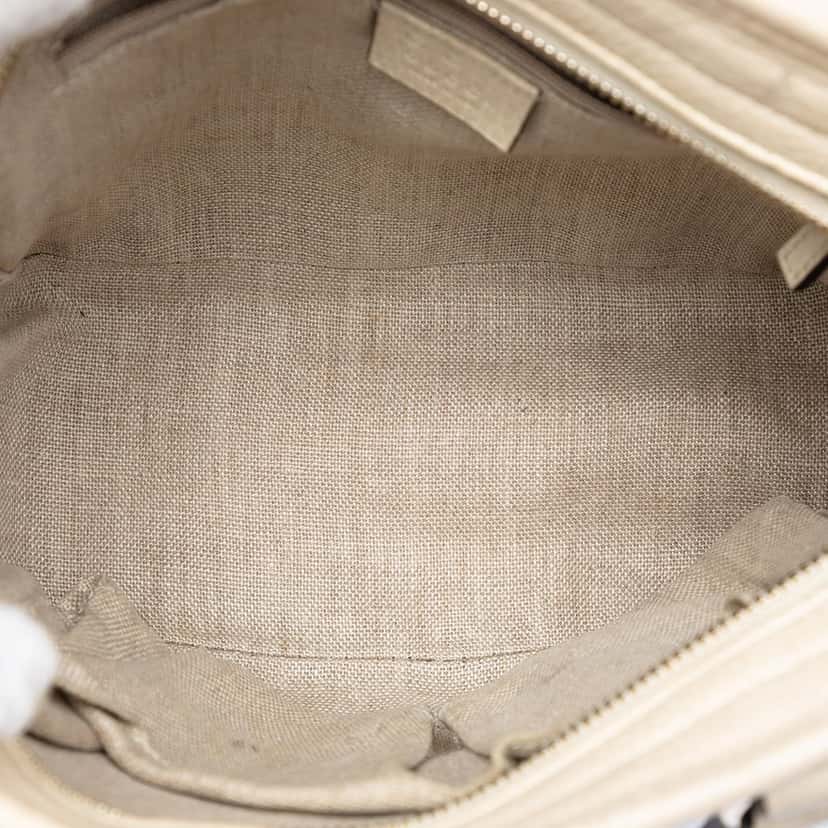 Gucci Small GG Canvas Bree Satchel Beige Very good condition - Model View