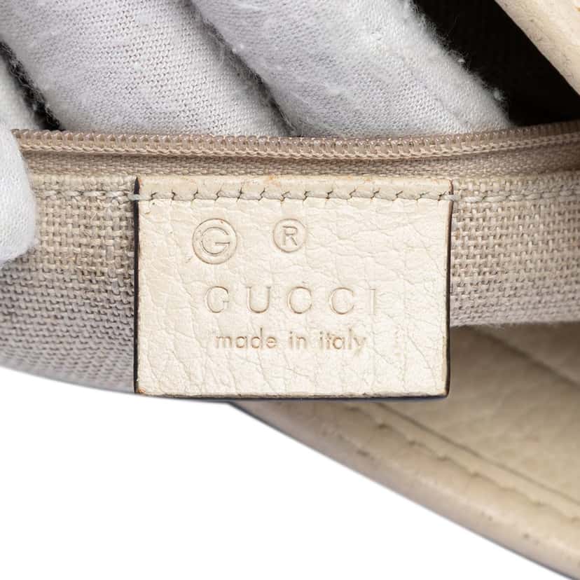 Gucci Small GG Canvas Bree Satchel Beige Very good condition - Box View