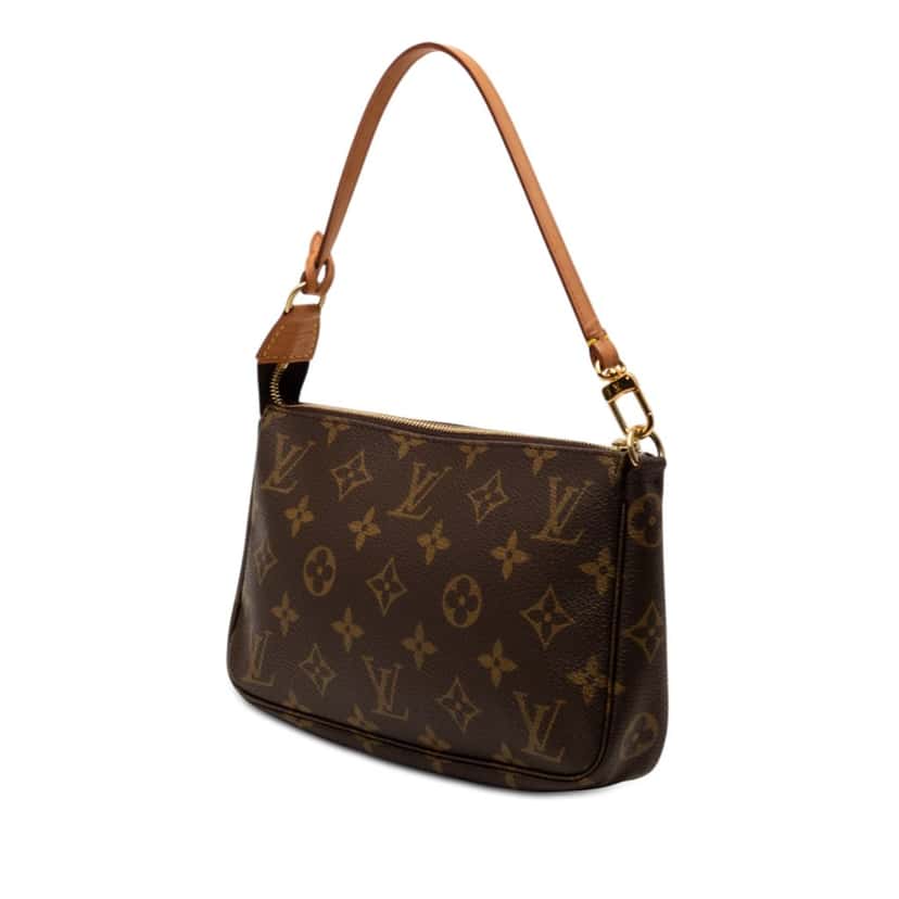 Louis Vuitton Monogram Pochette Accessoires Brown Very good condition - Back View