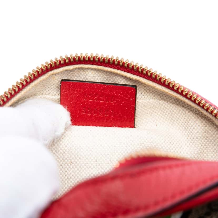Gucci GG Supreme Apple Round Crossbody Beige Very good condition - Box View