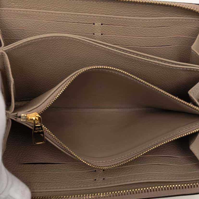 Louis Vuitton Bicolor Monogram Empreinte Giant Zippy Wallet Brown Leather Very good condition - Model View