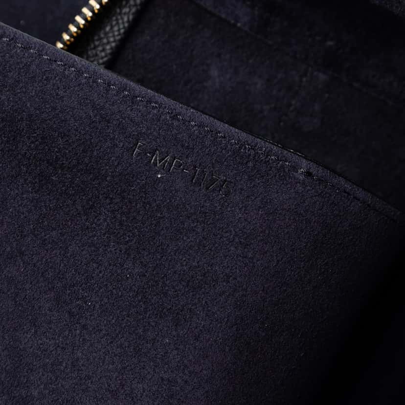 Celine Mini Grained Calfskin Belt Bag Black Leather Very good condition - Box View