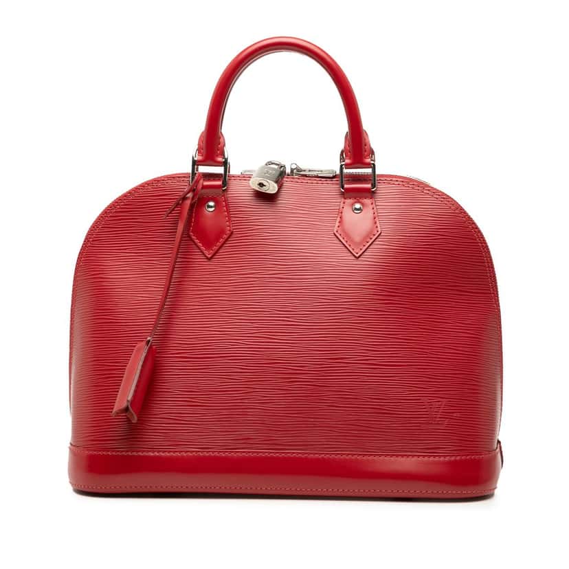Louis Vuitton Epi Alma PM Red Leather Very good condition - Front View