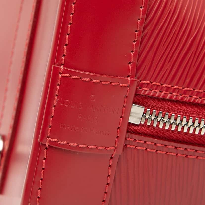 Louis Vuitton Epi Alma PM Red Leather Very good condition - Box View