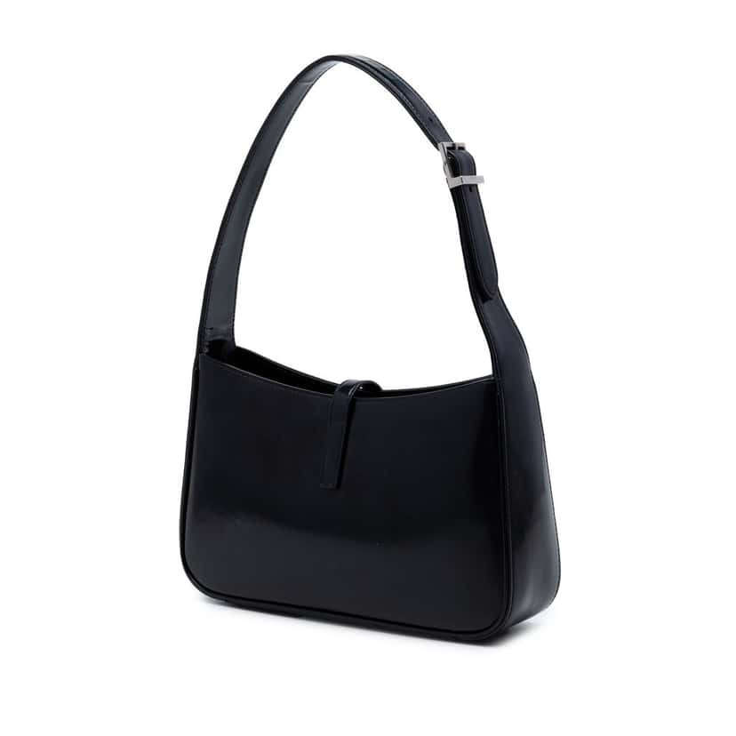 Saint Laurent Smooth Calfskin Le 5 a 7 Black Leather Very good condition - Back View
