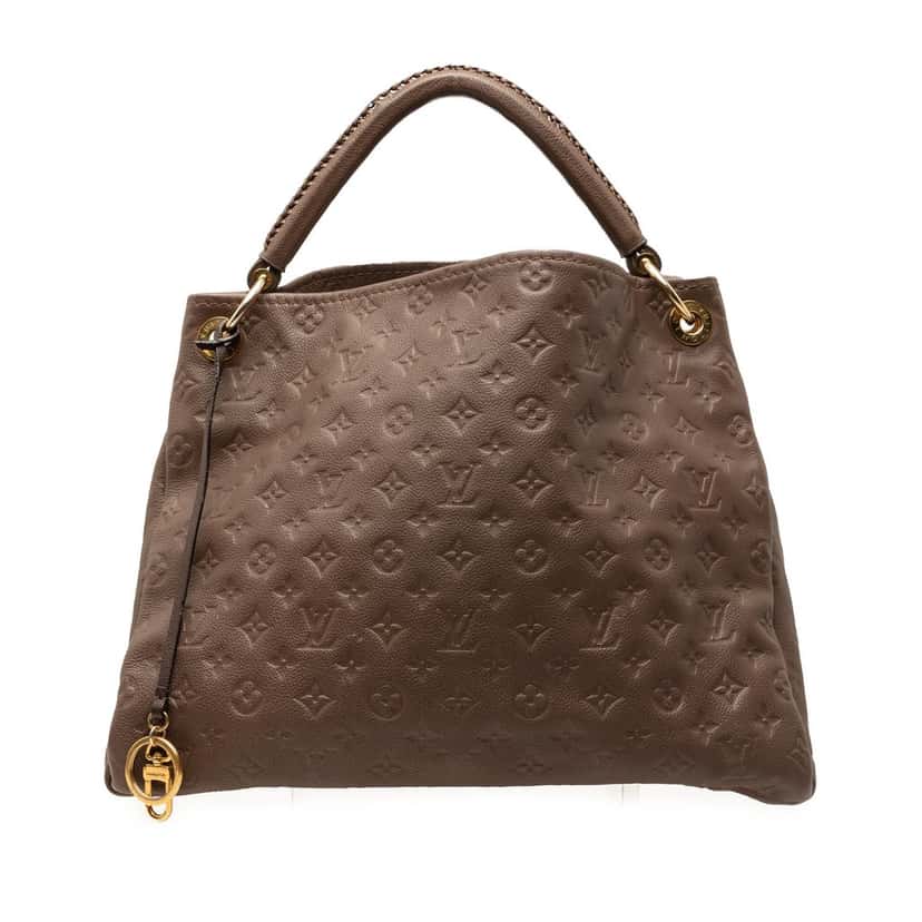 Louis Vuitton Monogram Empreinte Artsy MM Brown Leather Very good condition - Front View