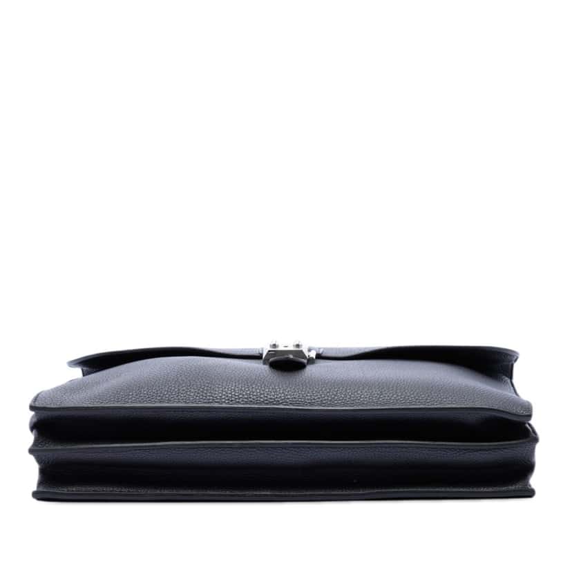 Hermès Togo Sac A Depeches 38 Black Leather Very good condition - Inside View