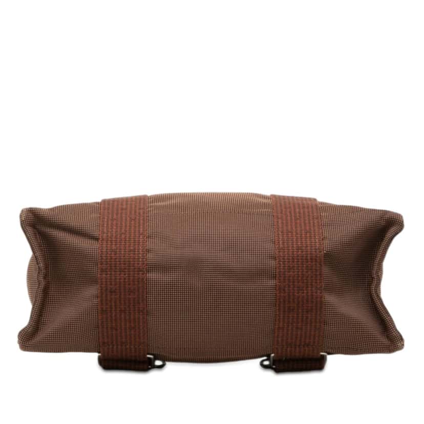 Hermès Canvas Herline Backpack MM Brown Very good condition - Inside View