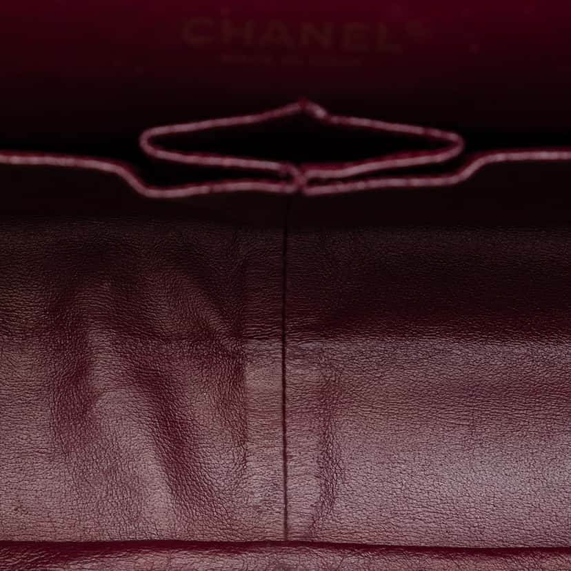 Chanel Quilted Aged Calfskin Reissue 2.55 Double Flap 227 Black Leather Very good condition - Model View