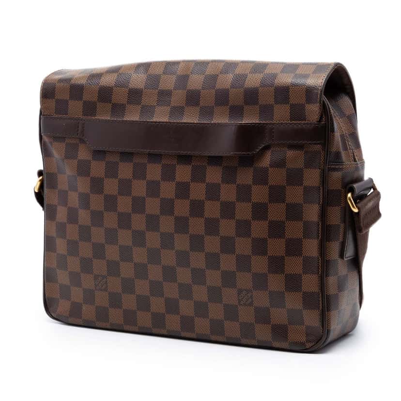 Louis Vuitton Damier Ebene Shelton MM Brown Very good condition - Back View