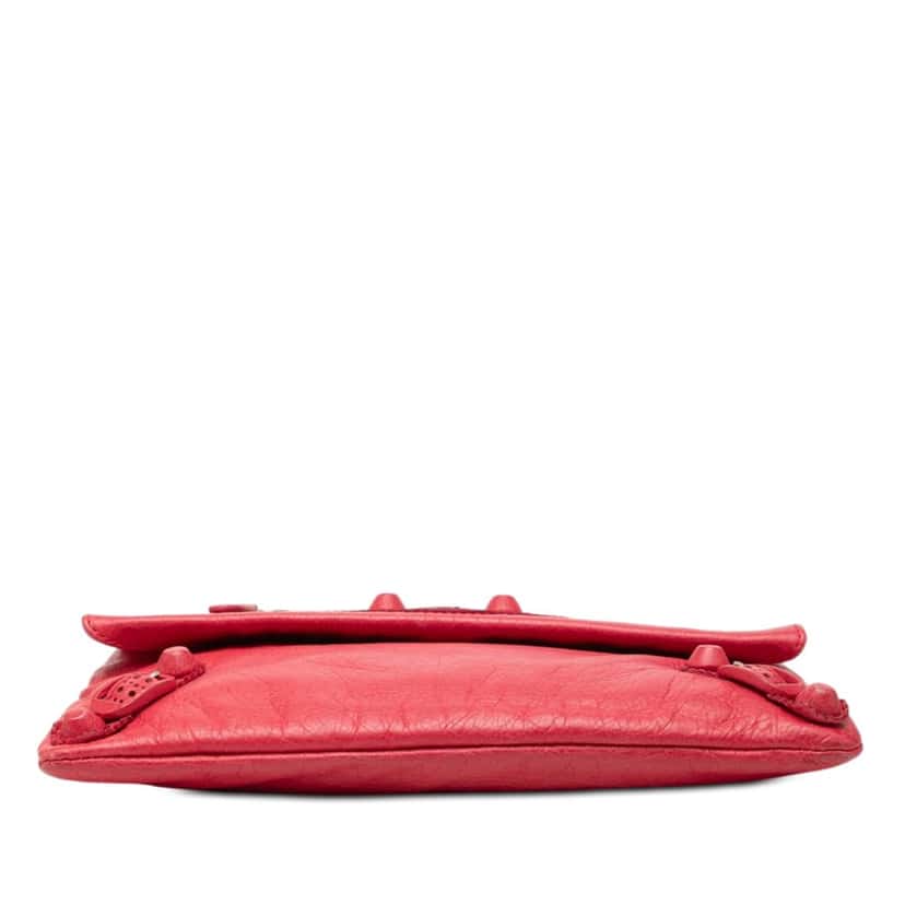 Balenciaga Lambskin Motocross Giant 21 Brogues Envelope Clutch Red Leather Very good condition - Inside View