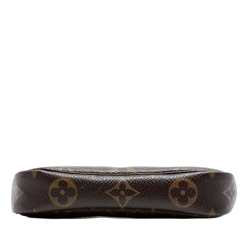 Louis Vuitton Monogram Mini Pochette Accessoires Brown Very good condition - Inside View