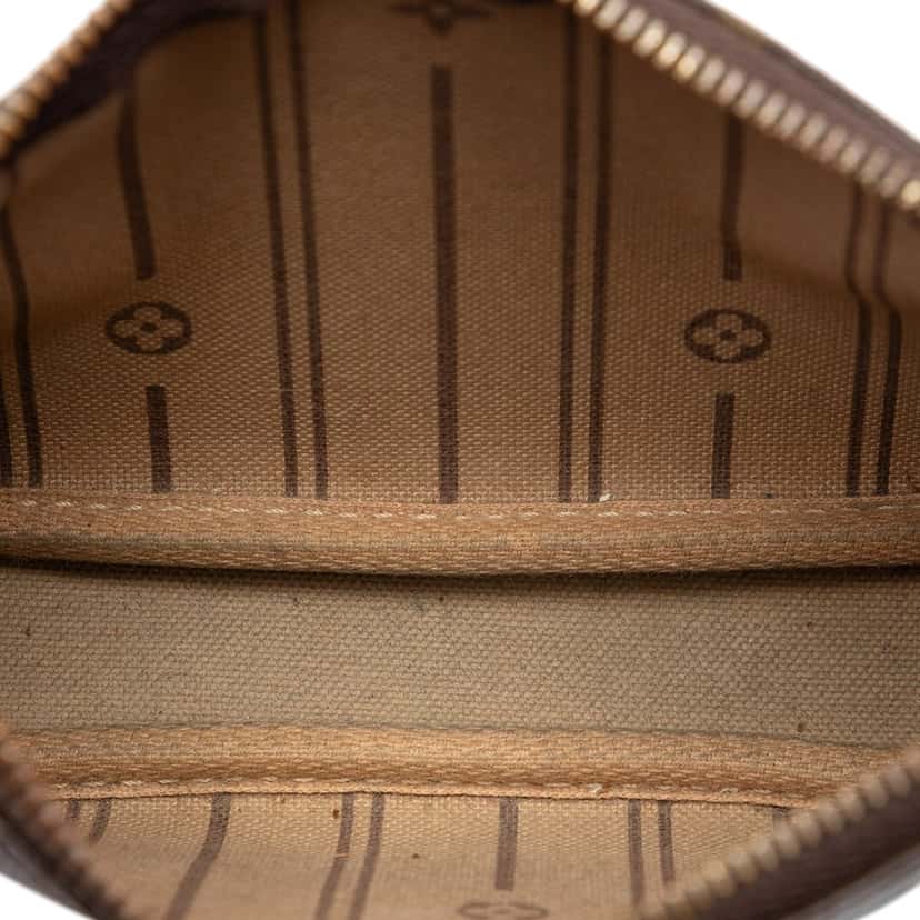 Louis Vuitton Monogram Mini Pochette Accessoires Brown Very good condition - Model View