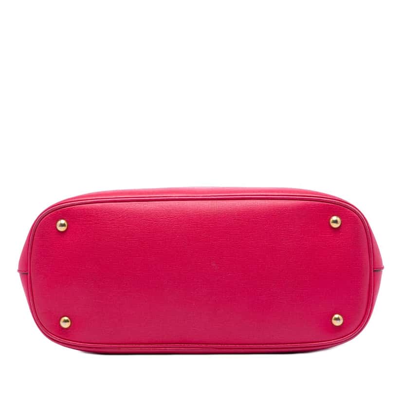 Gucci Leather Bright Bit Satchel Pink Leather Very good condition - Inside View