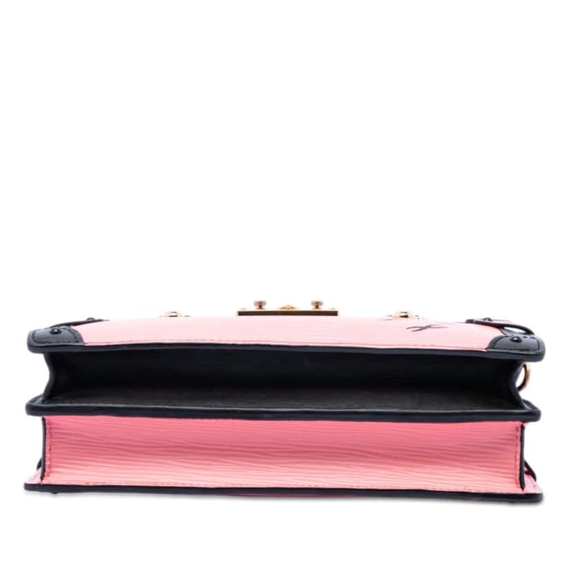 Louis Vuitton Epi Trunk Clutch Pink Leather Very good condition - Inside View
