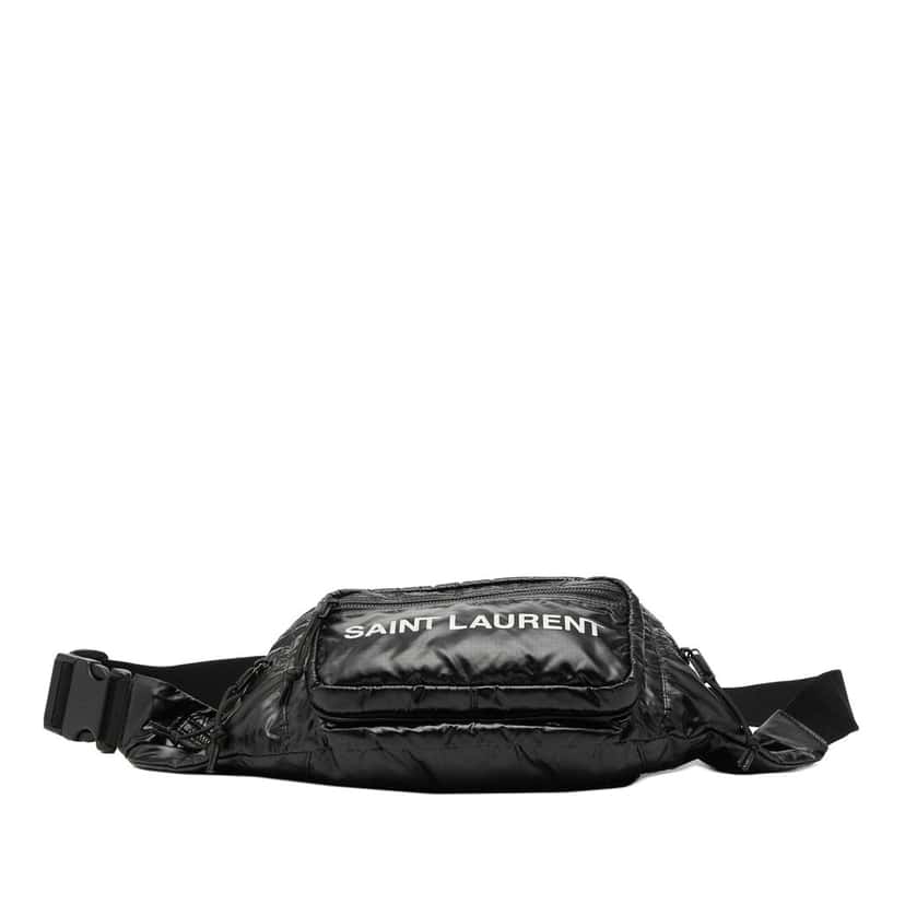 Saint Laurent Nylon Nuxx Belt Bag Black Very good condition - Inside View