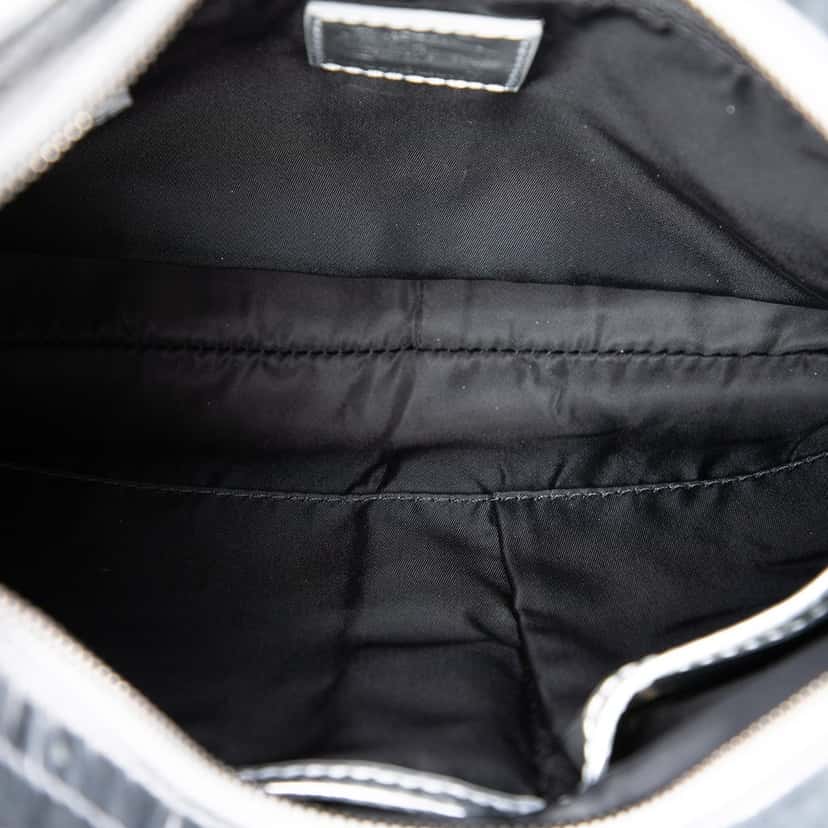 Burberry Metallic Patent and Beat Check Nylon Brooklyn Hobo Other Very good condition - Model View
