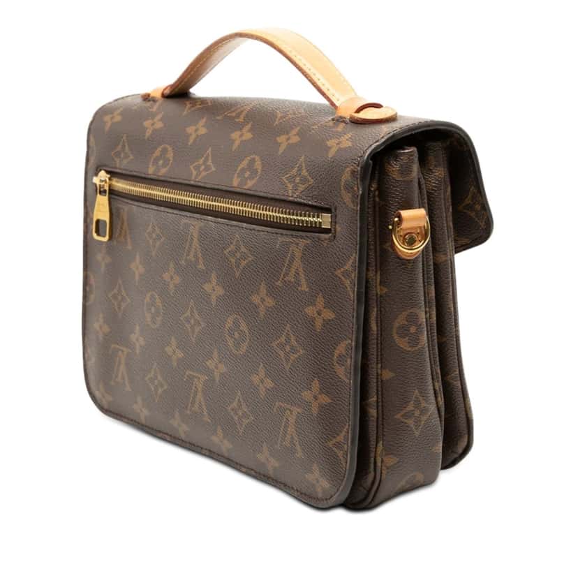 Louis Vuitton Monogram Pochette Metis Brown Very good condition - Back View