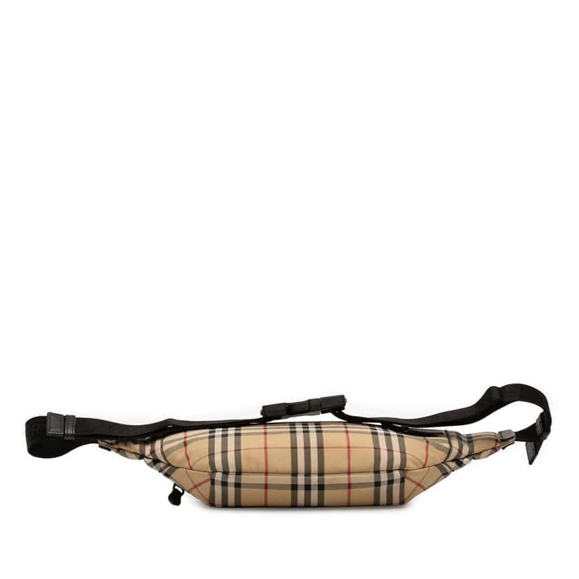 Burberry House Check Nylon Sonny Belt Bag Beige Very good condition - Inside View
