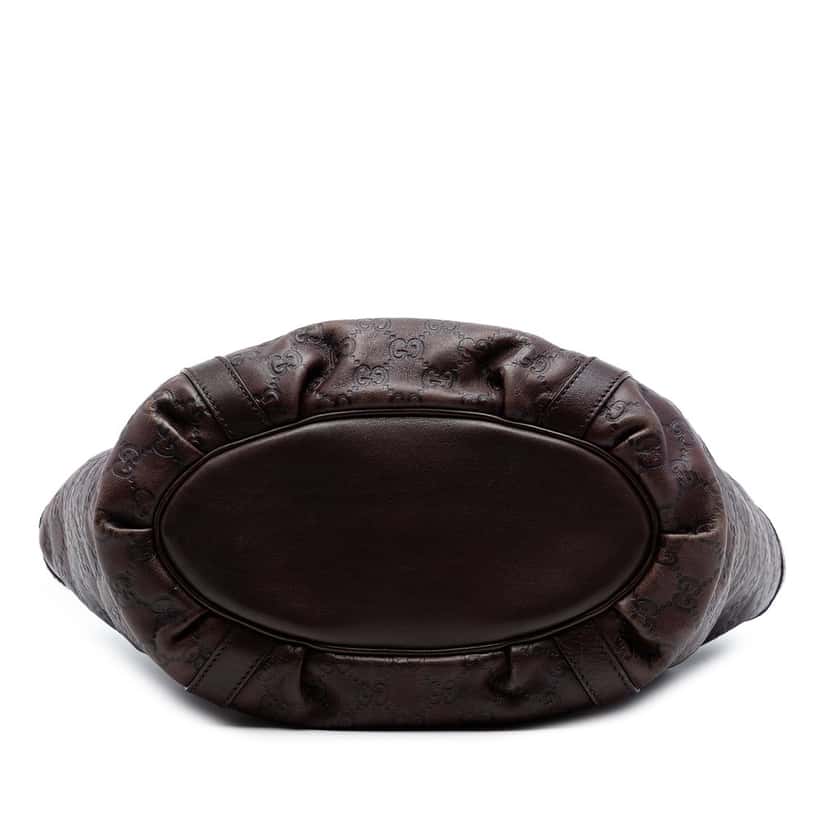 Gucci Guccissima Abbey D Ring Tote Brown Leather Very good condition - Inside View