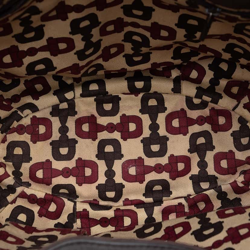 Gucci Guccissima Abbey D Ring Tote Brown Leather Very good condition - Model View