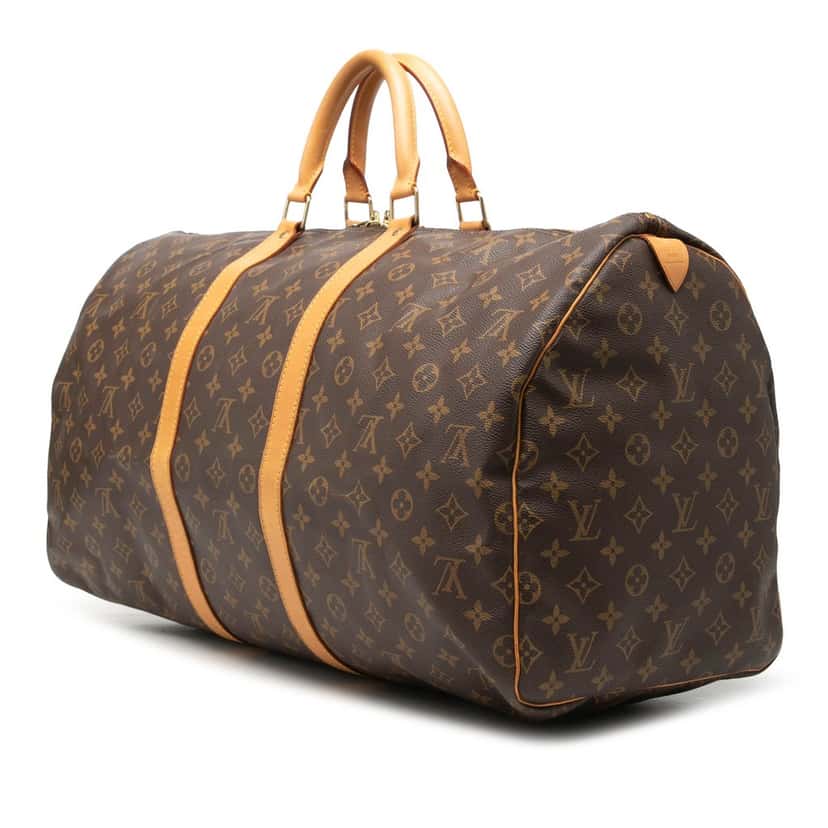 Louis Vuitton Monogram Keepall 55 Brown Very good condition - Back View