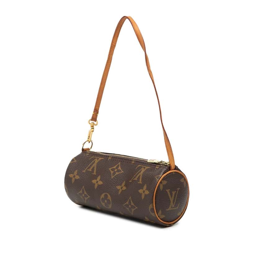 Louis Vuitton Monogram Papillon Pochette Brown Very good condition - Back View