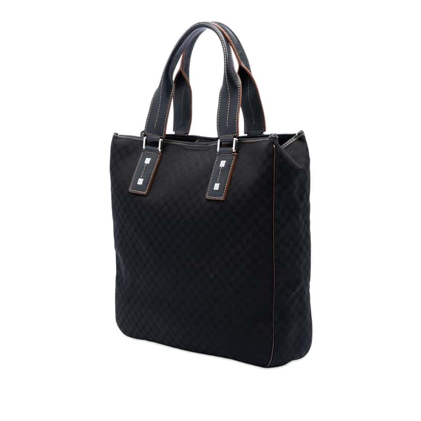 Celine Macadam Canvas Tote Black Very good condition - Back View