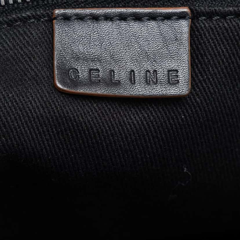 Celine Macadam Canvas Tote Black Very good condition - Box View