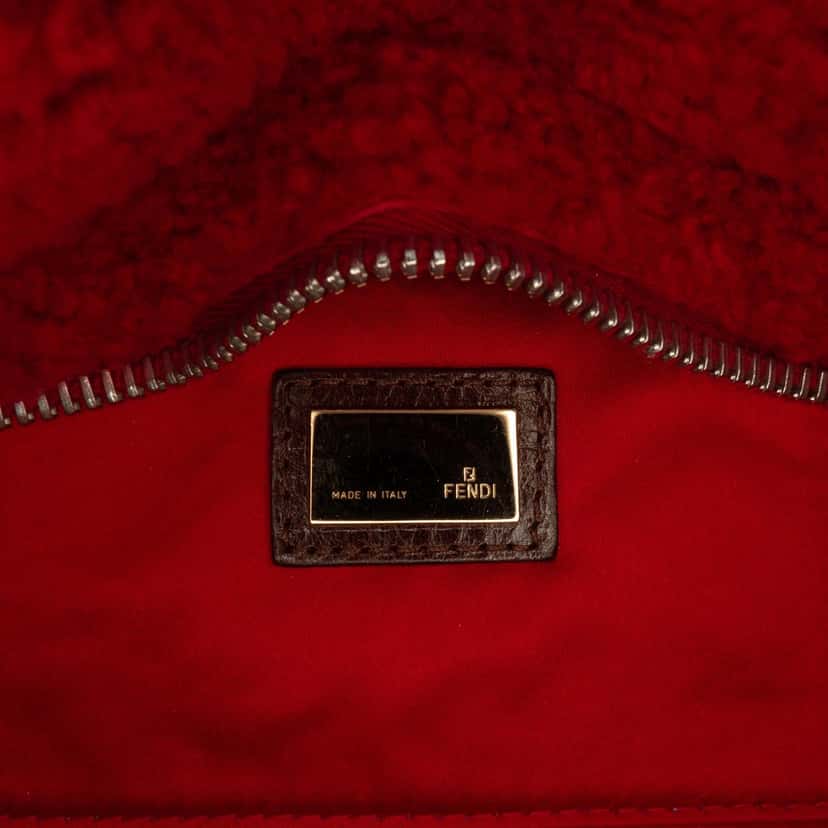 Fendi Embroidered Canvas Squirrel Satchel Other Very good condition - Box View