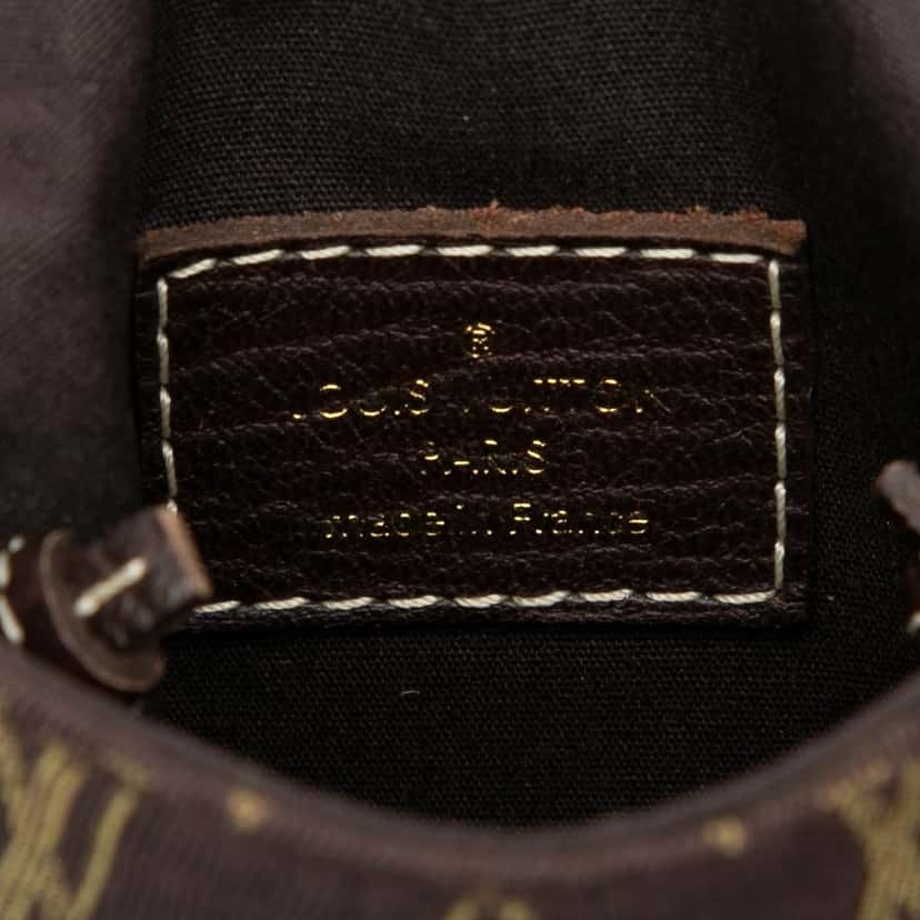 Louis Vuitton Monogram Mini Lin Pochette Cancun Brown Very good condition - Box View