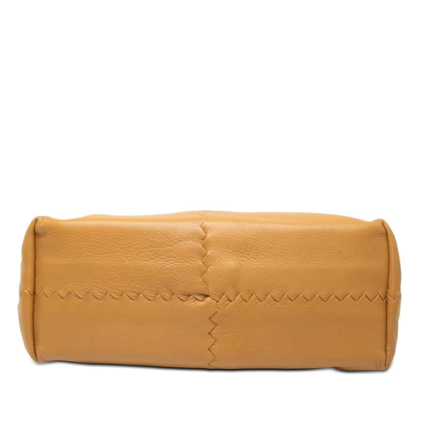 Bottega Veneta Cervo Deerskin Braided Ring Hobo Brown Leather Very good condition - Inside View