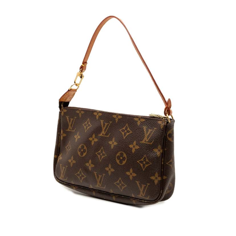 Louis Vuitton Monogram Pochette Accessoires Brown Very good condition - Back View