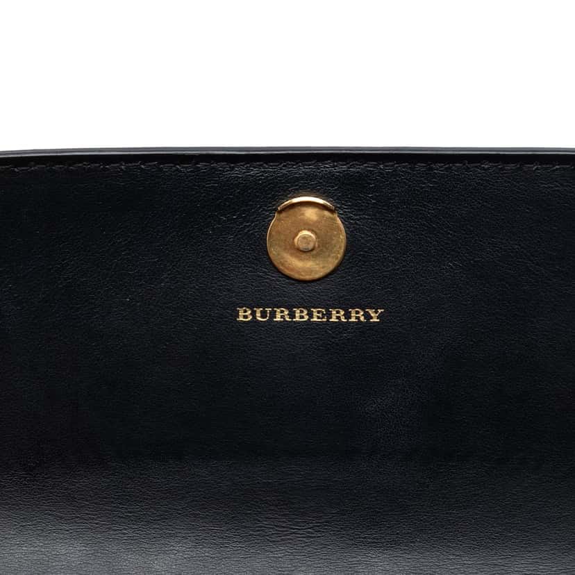 Burberry House Check Canvas Henley Wallet on Chain Beige Very good condition - Box View