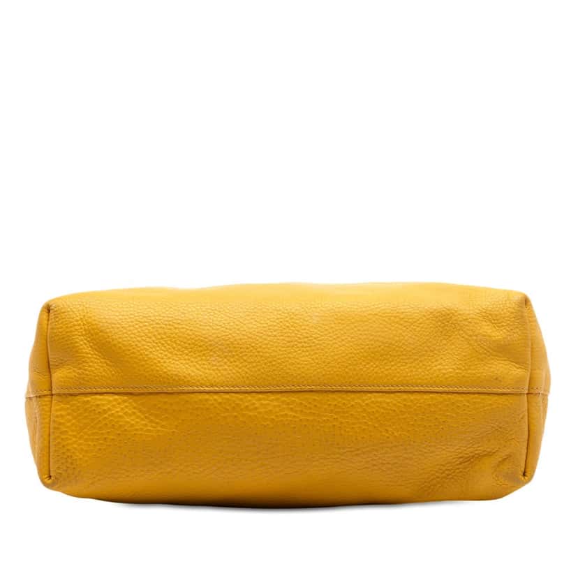Prada Vitello Daino Open Convertible Tote Yellow Leather Very good condition - Inside View