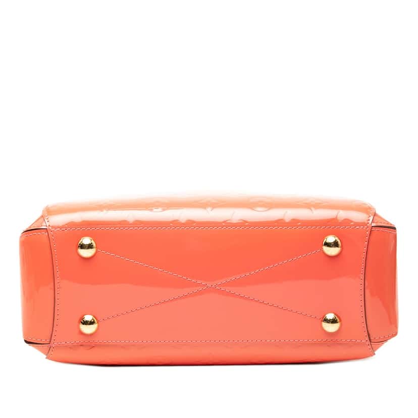 Louis Vuitton Monogram Vernis Montaigne BB Orange Leather Very good condition - Inside View