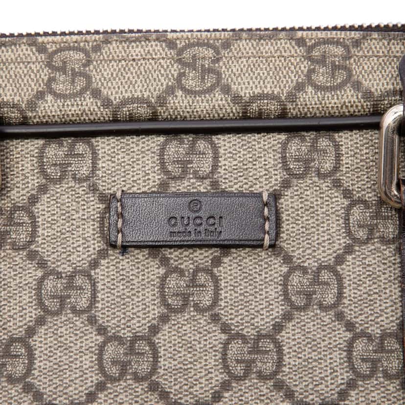 Gucci GG Supreme Business Bag Beige Very good condition - Box View