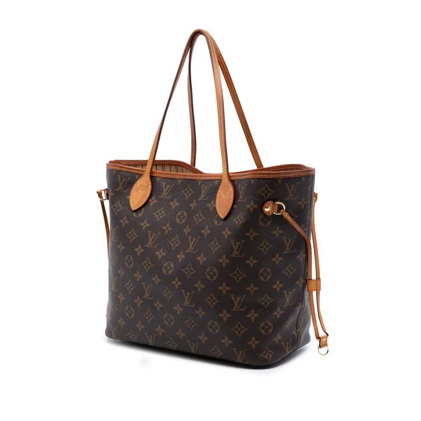 Louis Vuitton Monogram Neverfull MM Brown Very good condition - Back View