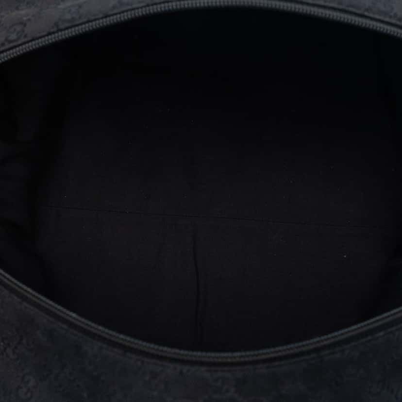 Gucci GG Canvas Web Travel Bag Black Very good condition - Model View