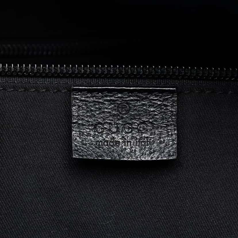 Gucci GG Canvas Web Travel Bag Black Very good condition - Box View