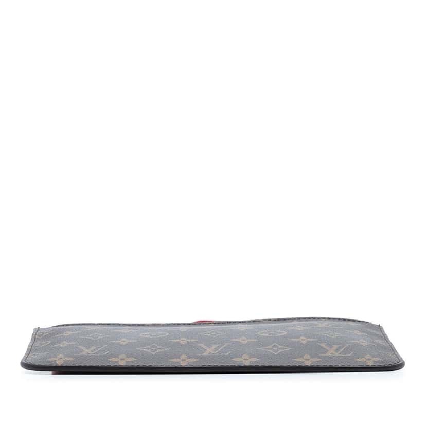 Louis Vuitton Monogram Neverfull MM Pouch Brown Very good condition - Inside View