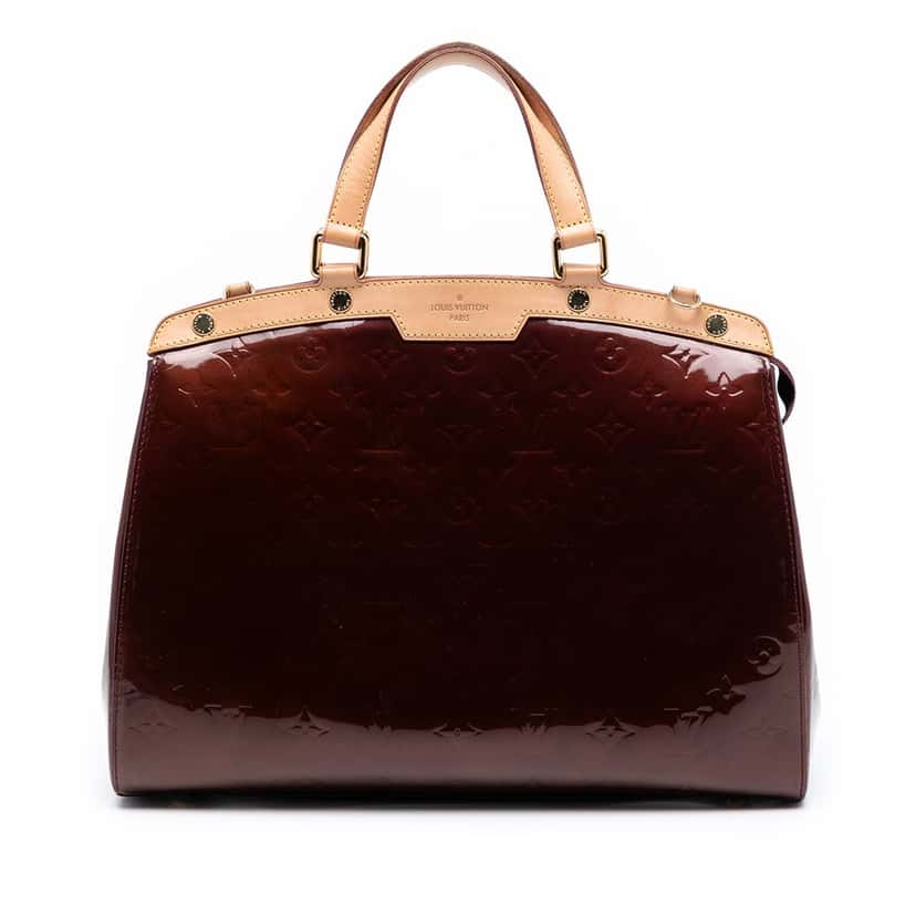 Louis Vuitton Monogram Vernis Brea GM Red Leather Very good condition - Front View