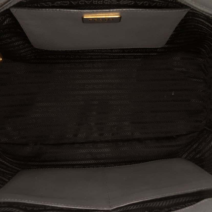 Prada Medium Bicolor Saffiano Lux Galleria Double Zip Satchel Other Leather Very good condition - Model View