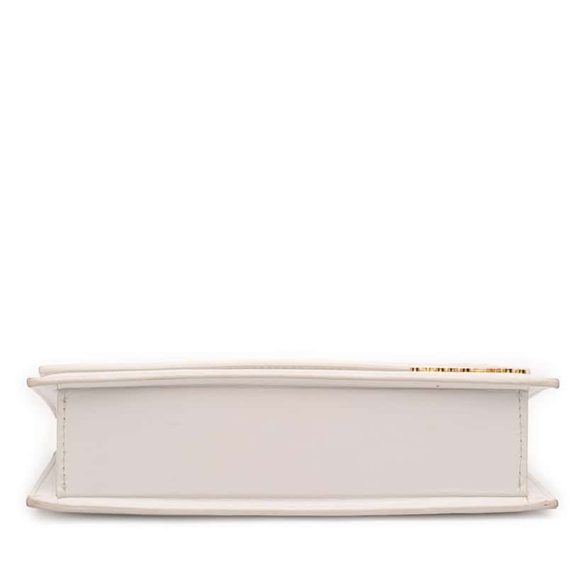 Jacquemus Smooth Calfskin Le Chiquito Long White Leather Very good condition - Inside View