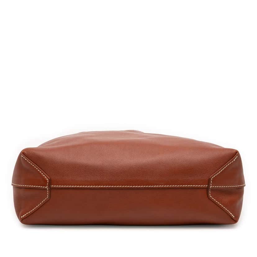 Hermès Swift and Veau Sikkim Double Sens 28 Brown Leather Very good condition - Inside View