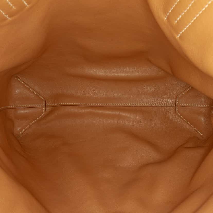 Hermès Swift and Veau Sikkim Double Sens 28 Brown Leather Very good condition - Model View