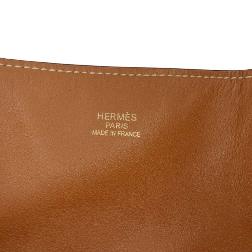 Hermès Swift and Veau Sikkim Double Sens 28 Brown Leather Very good condition - Box View