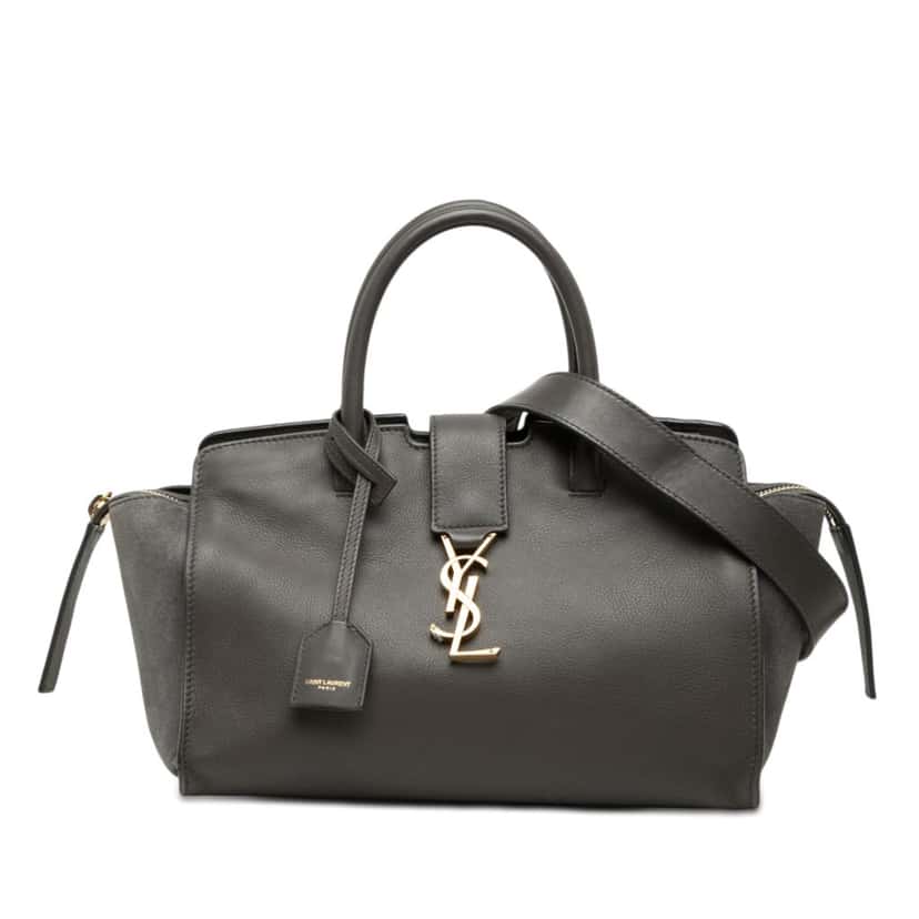 Saint Laurent Baby Leather Monogram Downtown Cabas Satchel Other Leather Very good condition - Front View